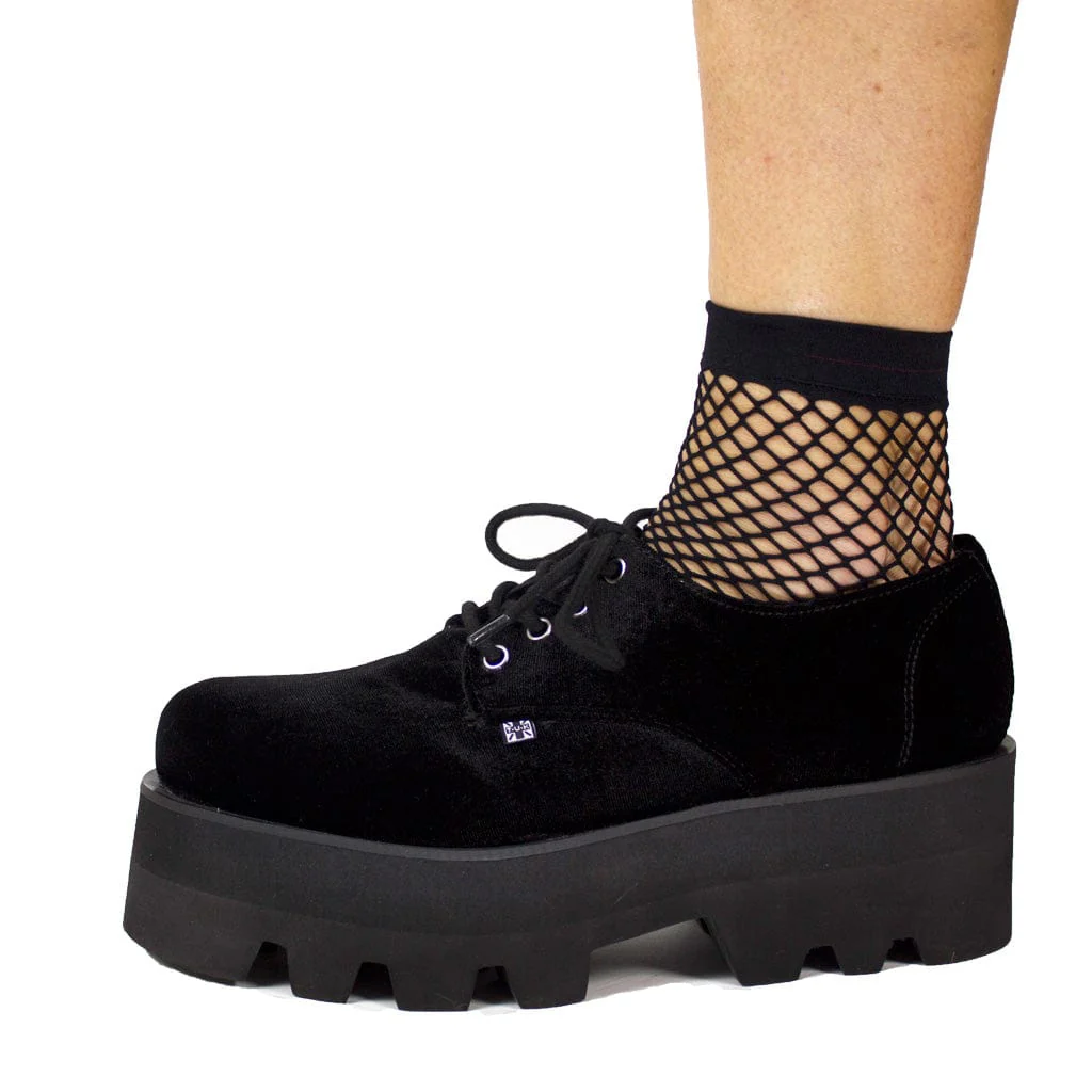 Fishnet Crew Black Sock Women's - Image 4