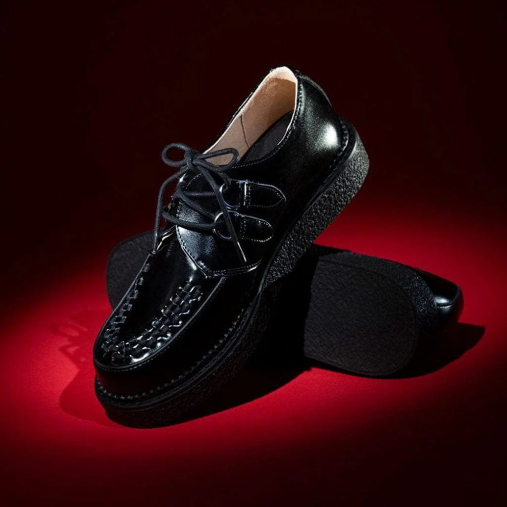 1970 Original Creeper Black Leather - Image 2