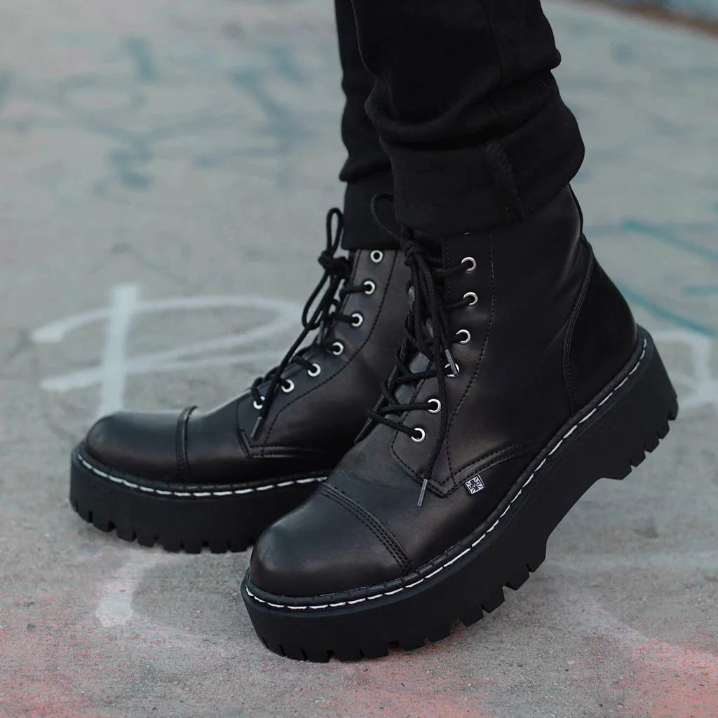Double Decker 7-Eye Boot Black TUKskin™ - Image 2