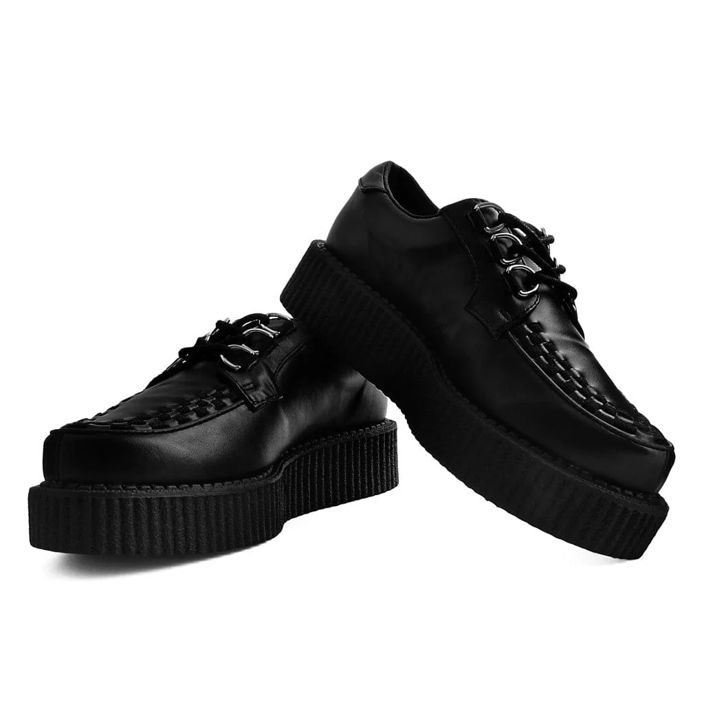 Anarchic Creeper Black Vegan Faux Leather - Image 3