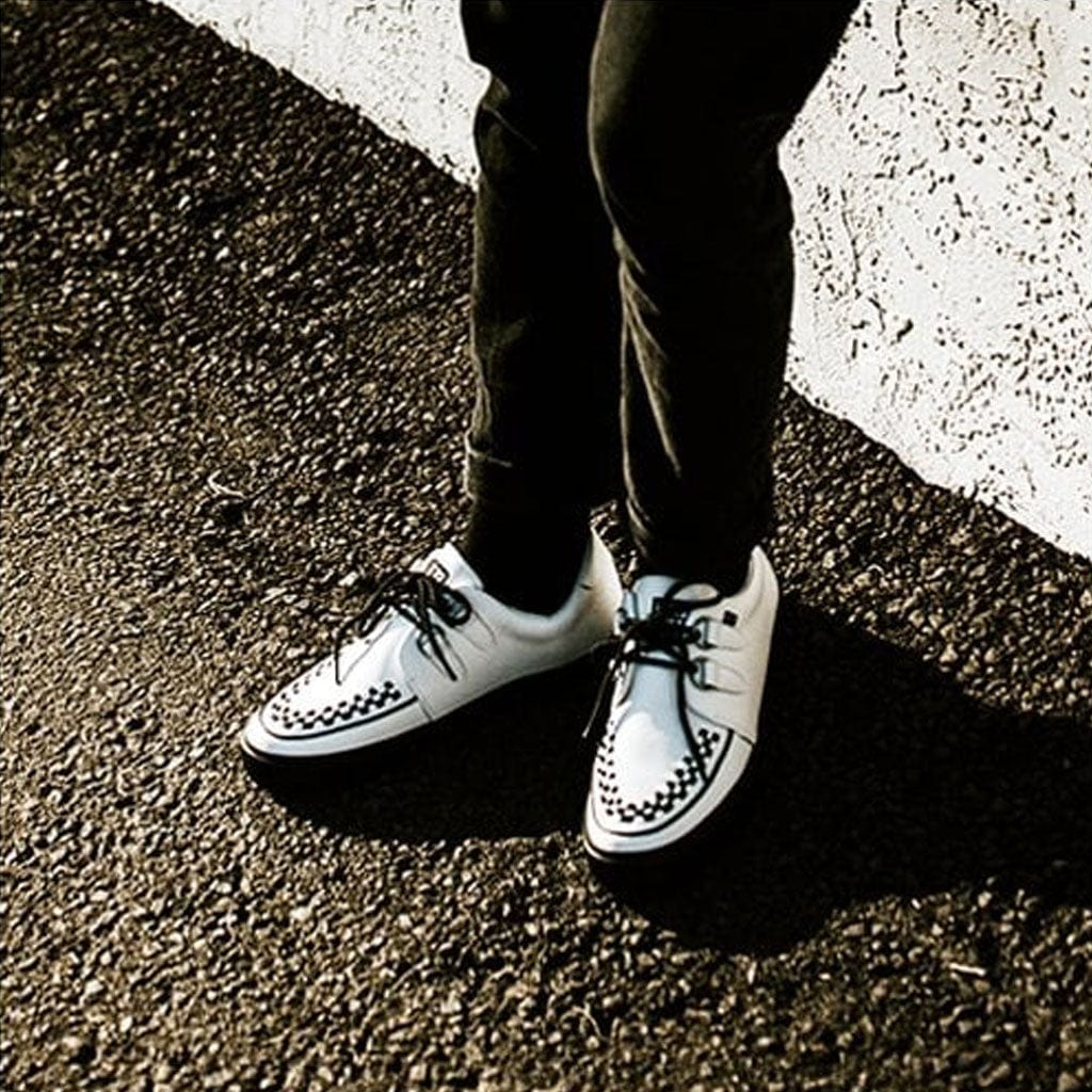 Creeper Sneaker White Leather - Image 2